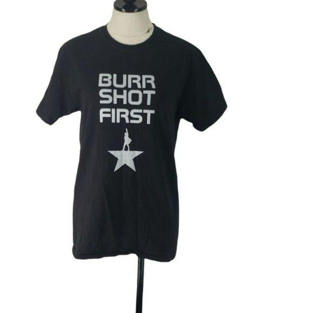 MakerOne Burr Shot‎ Men's First Black Short Sleeve Shirt Medium